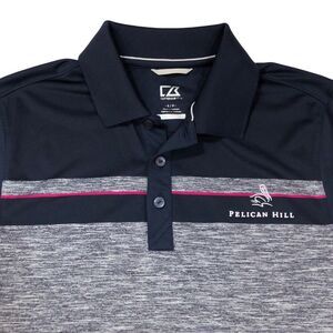 Cutter & Buck CB‎ DryTec Polo Shirt Men's Small Short Sleeve Pelican Hill Golf